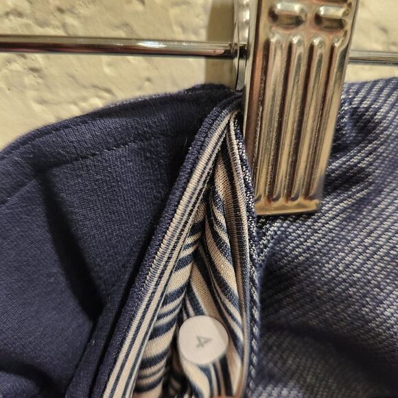 Lululemon Wunder Under Sashiko Denim Blue Cropped Leggings Limited Edition 4 - Picture 4 of 6